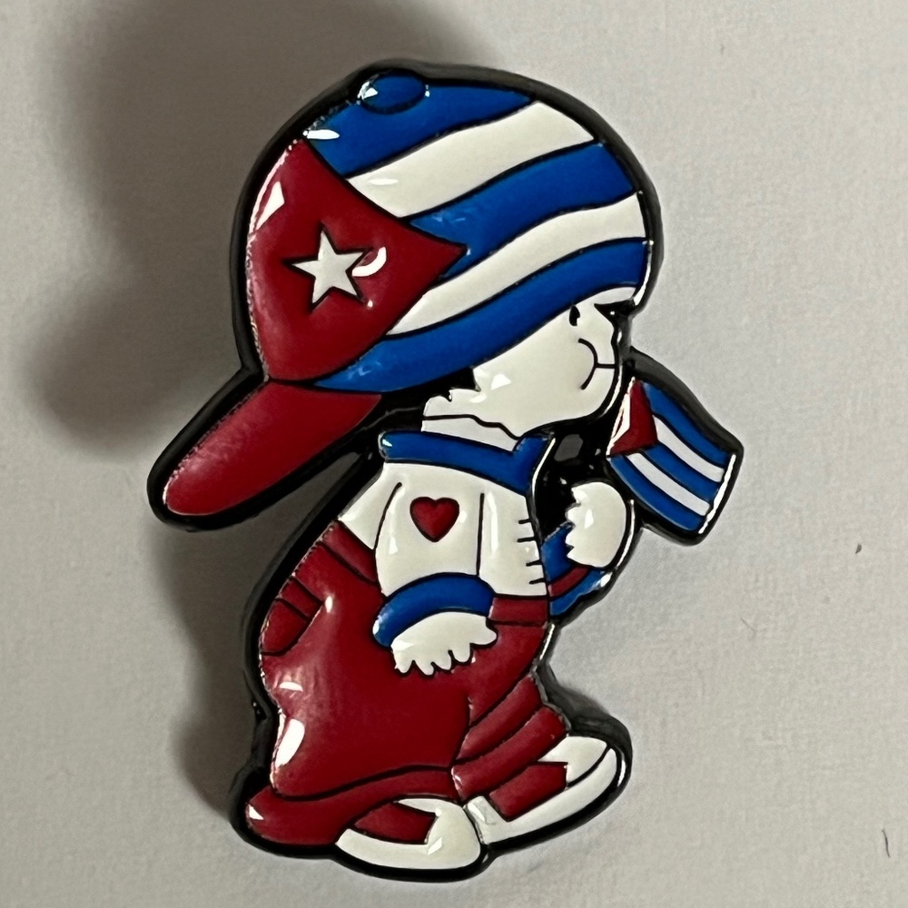 Cuban Flag Little Boy Hat Pin Pins Streetwear Hats Bag Fitted New Era Cuba Red